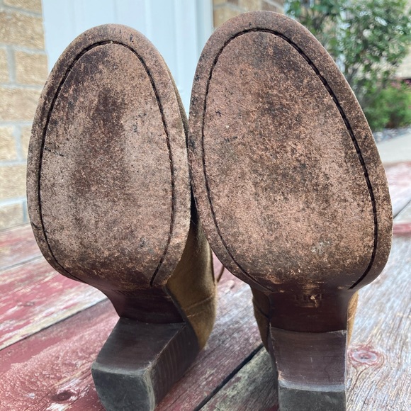 🍄🍀Frye Meghan Suede Shootie Booties - Picture 4 of 11